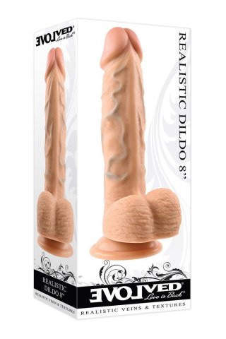 EVOLVED REALISTIC DILDO, LIGHT 20.3 cm