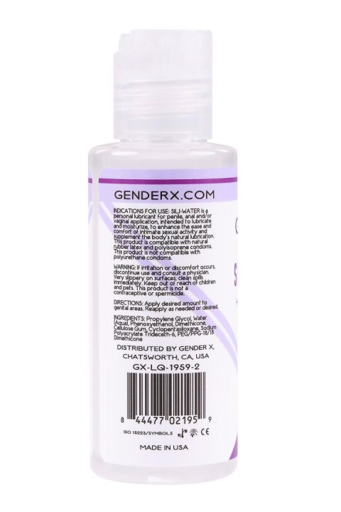 GENDER X SILI-WATER, 60ML