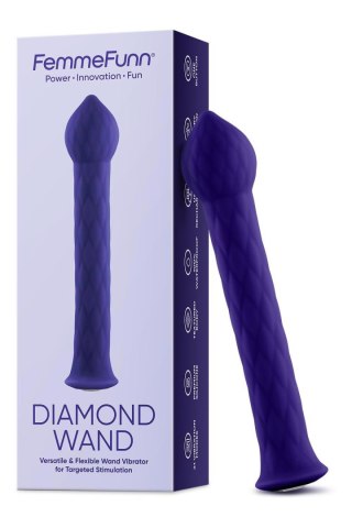 FEMMEFUNN DIAMOND WAND DARK PURPLE