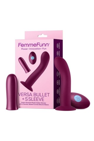 FEMMEFUNN VERSA BULLET WITH S SLEEVE DARK FUCSHIA