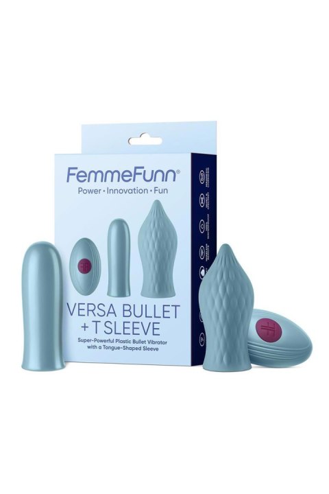 FEMMEFUNN VERSA BULLET WITH T SLEEVE LIGHT BLUE