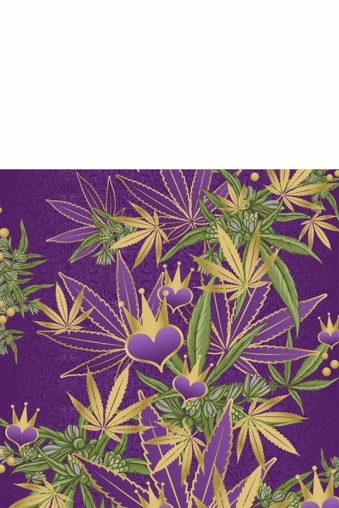 PRINTS CHARMING BUZZED 5" MINI VIBE PURPLE HAZE