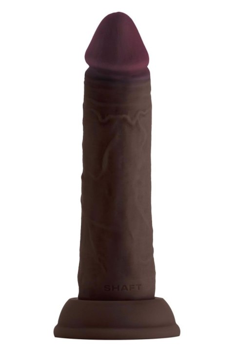 SHAFT MODEL J 6.5 INCH LIQUIDE SILICONE DONG MAHOGANY