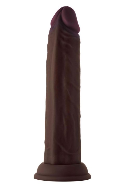 SHAFT MODEL J 8.5 INCH LIQUIDE SILICONE DONG MAHOGANY