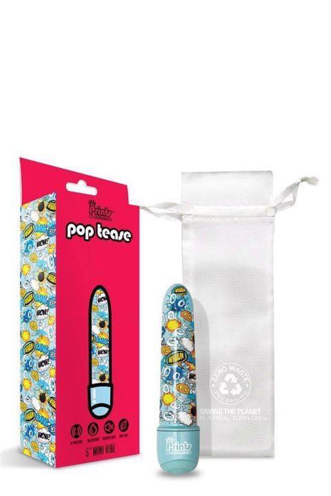 PRINTS CHARMING POP TEASE 5" MINI VIBE BANG BLUE