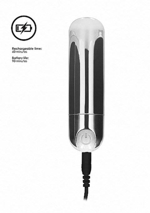 10 Speed Rechargeable Bullet - Silver