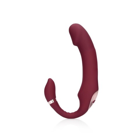 Bendable Vibrating Strapless Strap-on