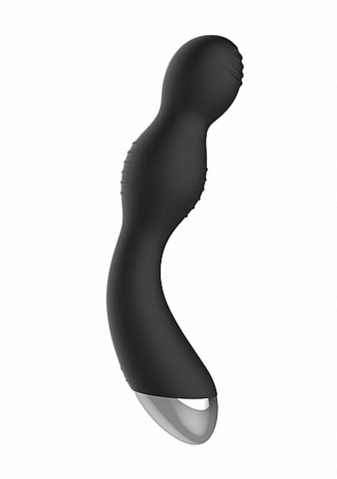 Remote Controlled E-Stim & Vibrating G/P-Spot Vibrator - Black