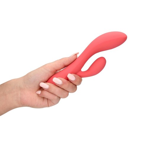 Smooth Ultra Soft Silicone Rabbit Vibrator - Astro Dust