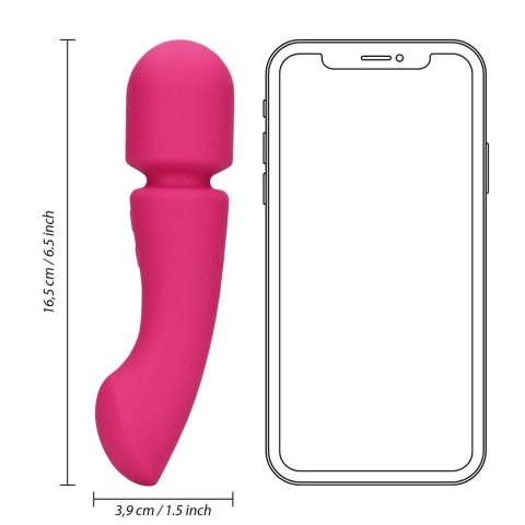 Ultra Soft Silicone Double-Sided Wand Vibrator