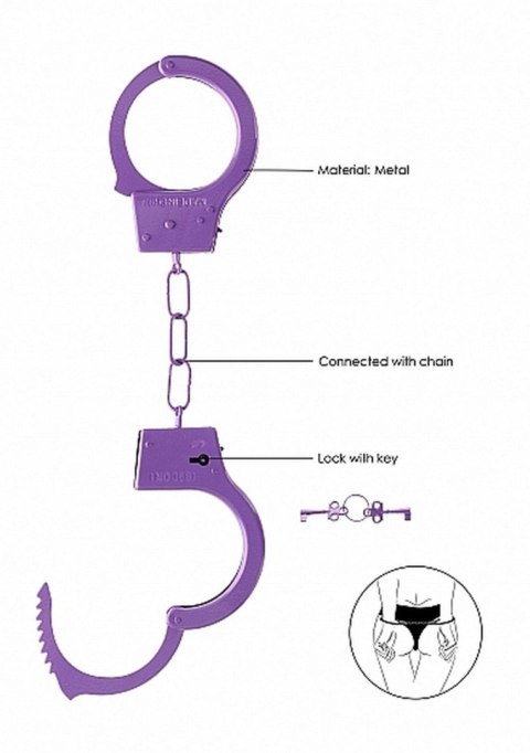 Beginner""s Handcuffs - Purple