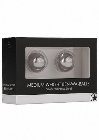 Kulki Ben Wa Medium Weight (Srebrne)