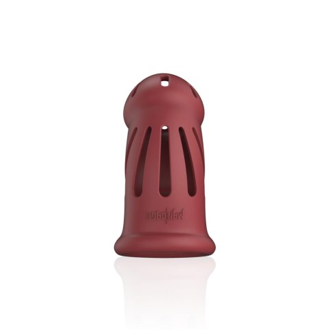 Model 28 - Ultra Soft Silicone Chastity Cage - Red