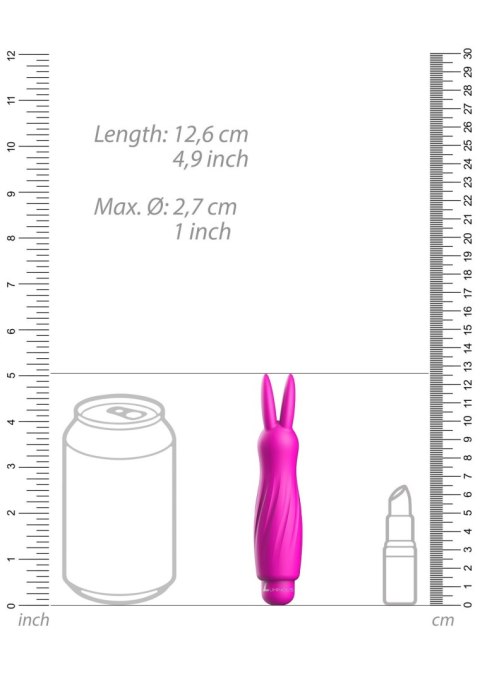 Sofia - ABS Bullet With Sleeve - 10-Speeds - Fuchsia