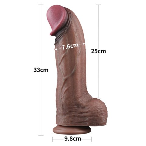 13"""" Dual Layered Silicone Cock XXL