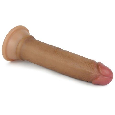 7'' Dual layered Platinum Silicone Cock