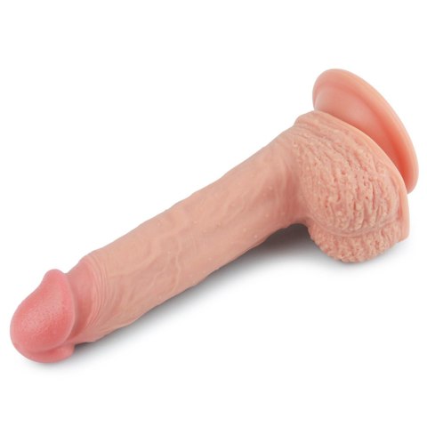 8.5'' Dual layered Platinum Silicone Cock