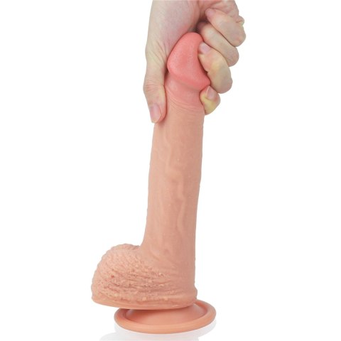 8.5'' Dual layered Platinum Silicone Cock