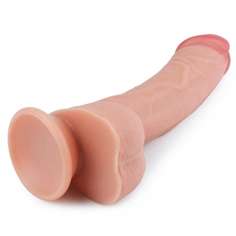 8'' Dual layered Platinum Silicone Cock