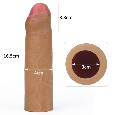 Add 1"" Revolutionary Silicone Nature Extender Uncircumcised