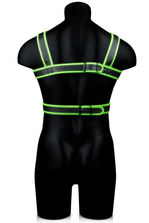 Body Harness - Glow in the Dark - Neon Green/Black - L/XL