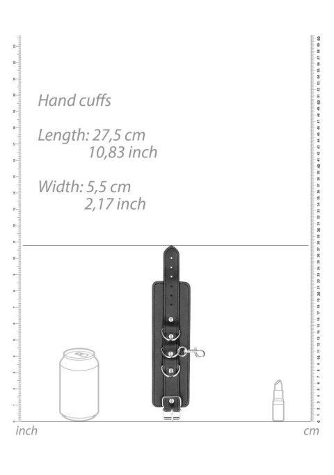 Bonded Leather Hogtie With Hand and Ankle Cuffs