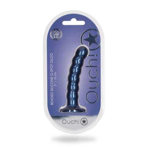 Beaded Silicone G-Spot Dildo - 5'' / 13 cm