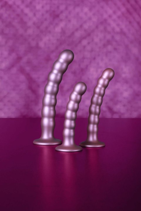 Beaded Silicone G-Spot Dildo - 5'' / 13 cm