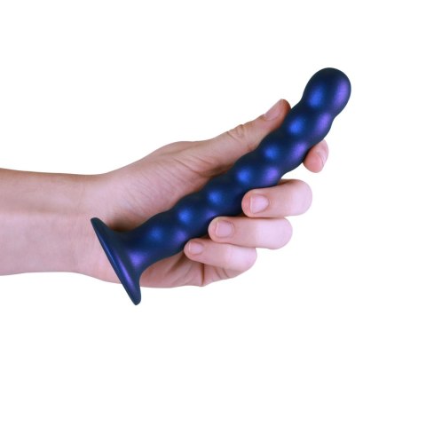 Beaded Silicone G-Spot Dildo - 6,5'' / 16,5 cm