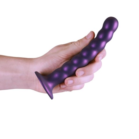 Beaded Silicone G-Spot Dildo - 6,5'' / 16,5 cm