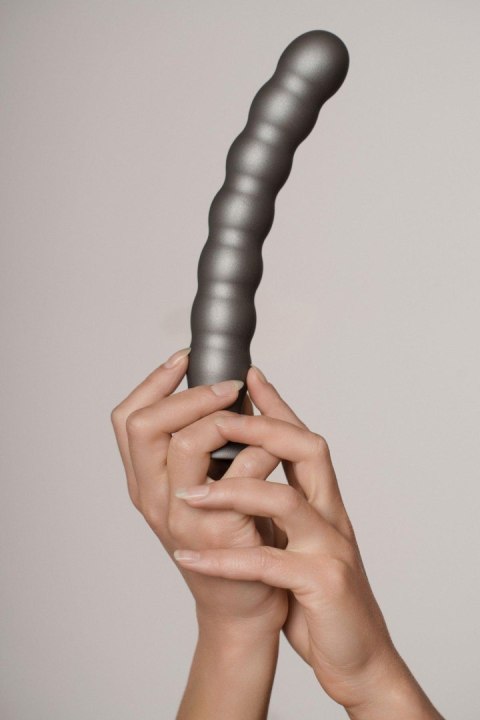 Beaded Silicone G-Spot Dildo - 8'' / 20,5 cm