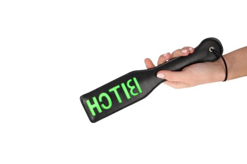 'Bitch'' Paddle - Glow in the Dark - Black/Neon Green