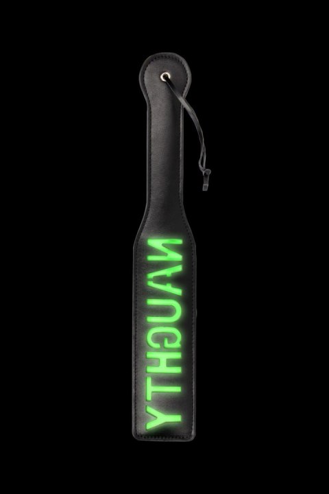 'Naughty'' Paddle - Glow in the Dark - Black/Neon Green