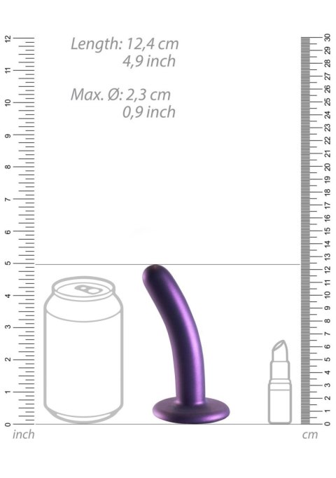 Smooth Silicone G-Spot Dildo - 5'' / 12 cm