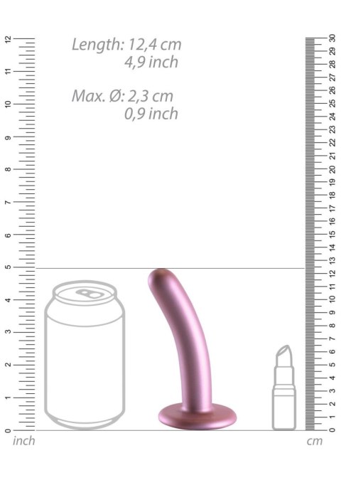 Smooth Silicone G-Spot Dildo - 5'' / 12 cm