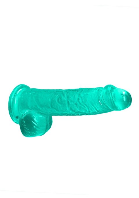 6"""" / 15 cm Realistic Dildo With Balls - Turquoise