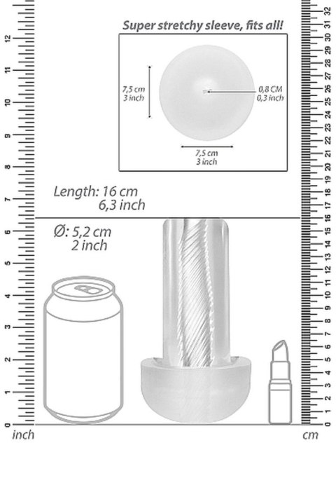 Automatic Cyber Pump with Masturbation Sleeve - Transparent