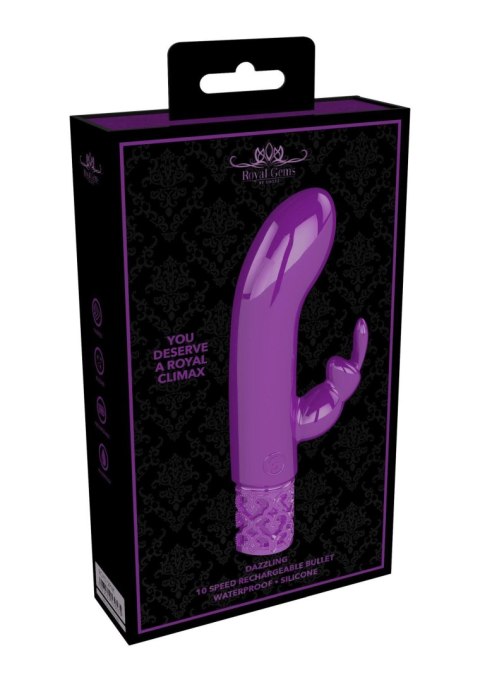 Dazzling - Rechargeable Silicone Bullet - Purple