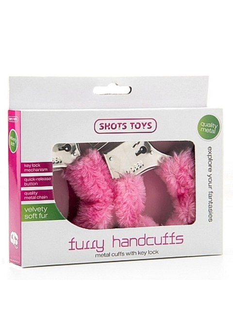 Furry Handcuffs - Pink