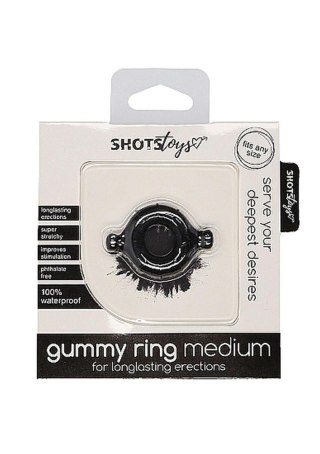 Gummy Ring - Medium - Black