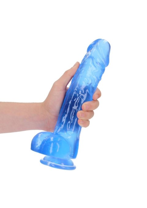 Realistic Dildo with Balls - 10""""/ 25,4 cm