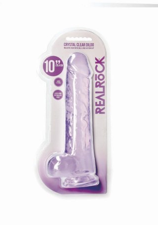 Realistic Dildo with Balls - 10""""/ 25,4 cm