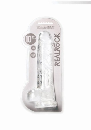 Realistic Dildo with Balls - 10""""/ 25,4 cm