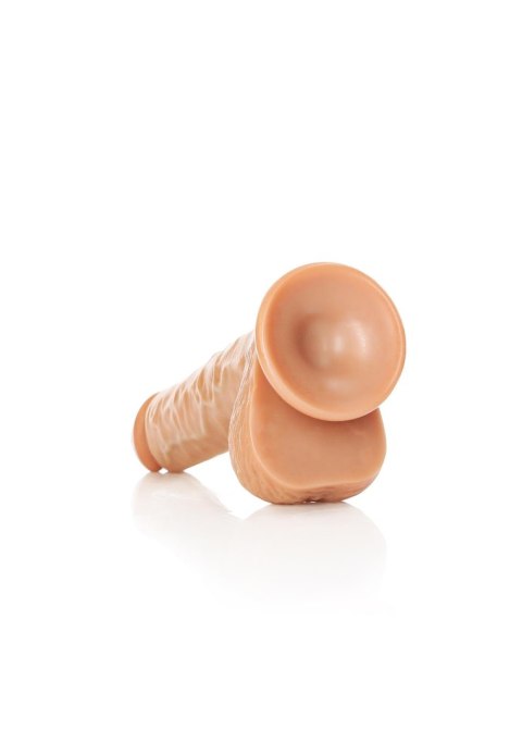 Straight Realistic Dildo Balls Suction Cup - 7""""/ 18 cm