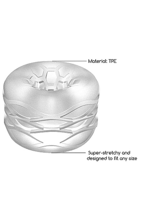 N0. 93 - Reversible Masturbator and Bumper - Transparent