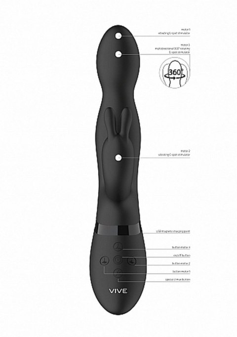 Niva - 360degrees Rabbit - Black