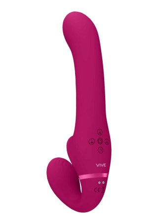 Ai - Dual Vibrating & Air Wave Tickler Strapless Strapon