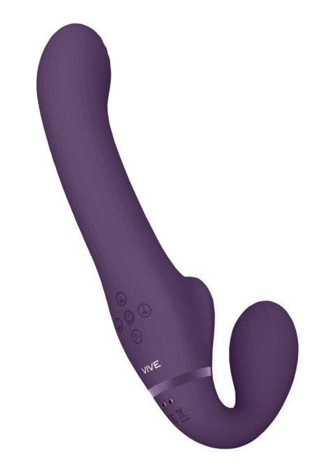 Ai - Dual Vibrating & Air Wave Tickler Strapless Strapon