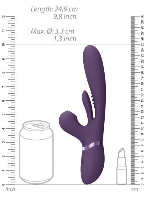 Kura - Thrusting G-Spot Vibrator with Flapping Tongue and Pulse Wave Stimulator