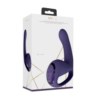 Riko - Rechargeable Triple Action Vibrator with Advanced Finger Motion & Pulse Wave Stimulator - Purple